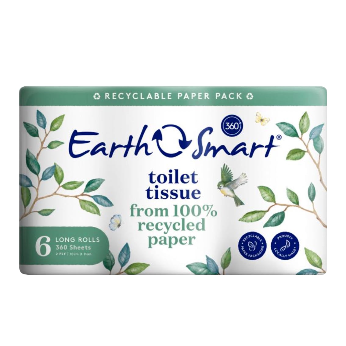 Earth Smart Toilet Tissue - Cat Chapman Illustration