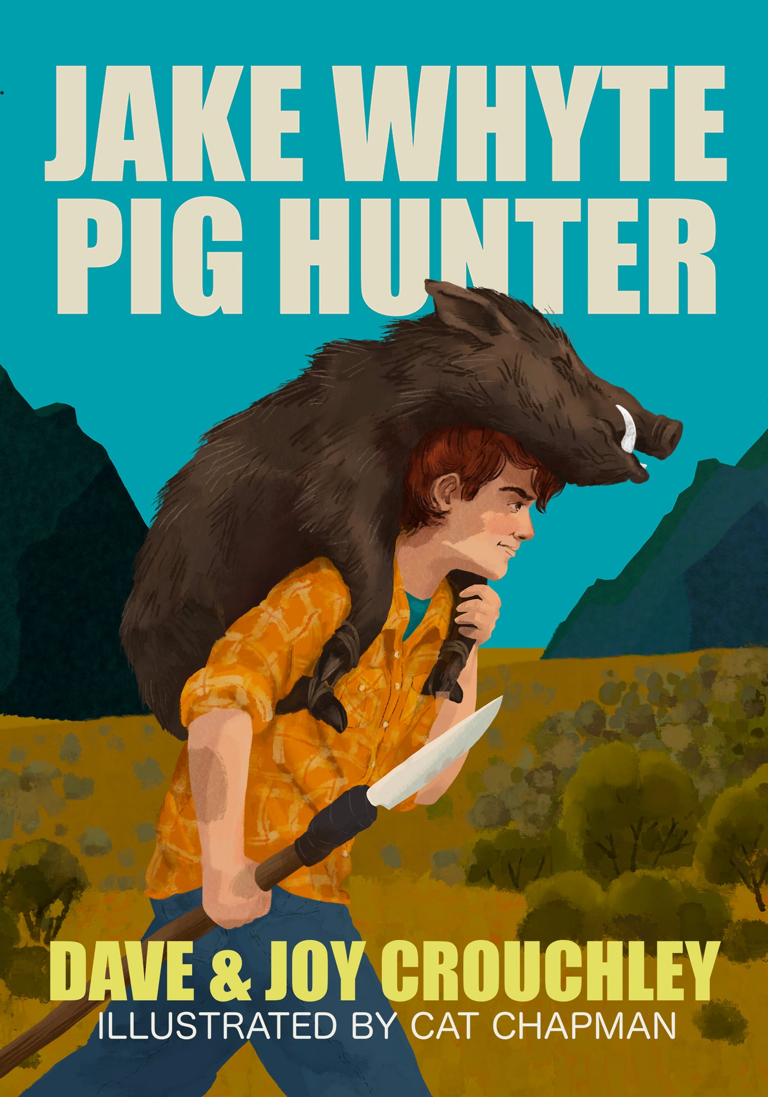 Jake Whyte Pig Hunter - Cat Chapman Illustration