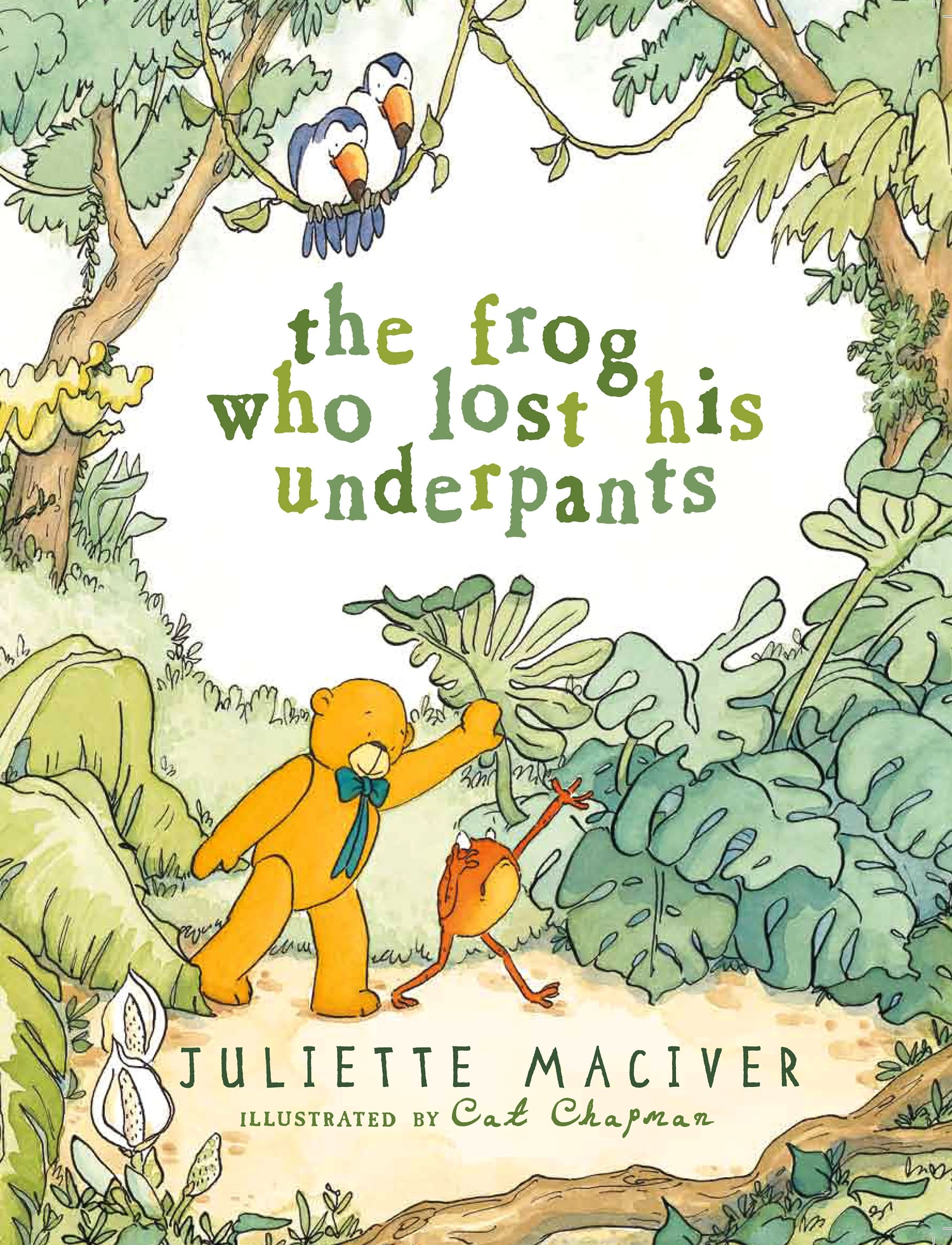 The Frog Who Lost His Underpants - Cat Chapman Illustration