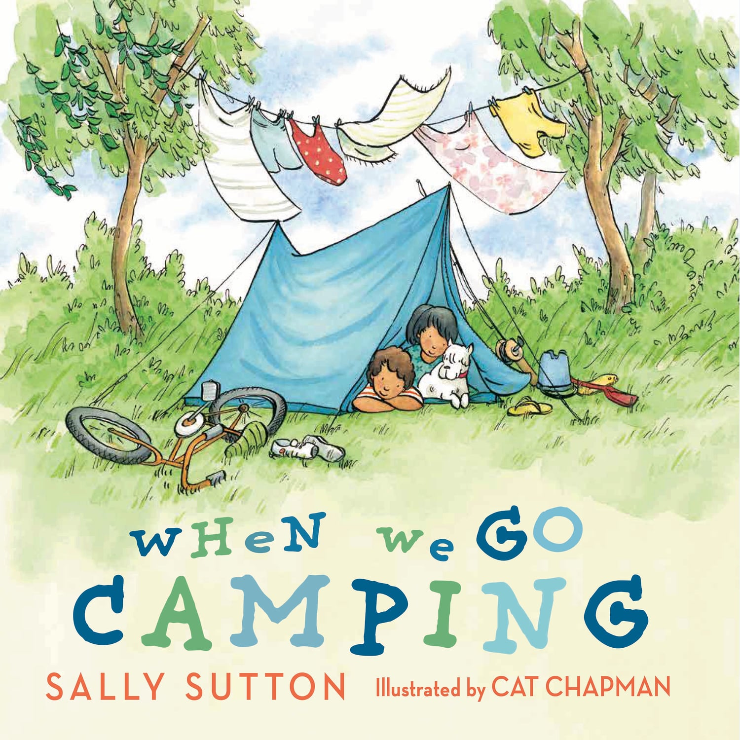 When We Go Camping - Cat Chapman Illustration