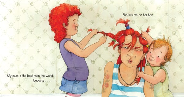 The Best Mum in the World - Cat Chapman Illustration