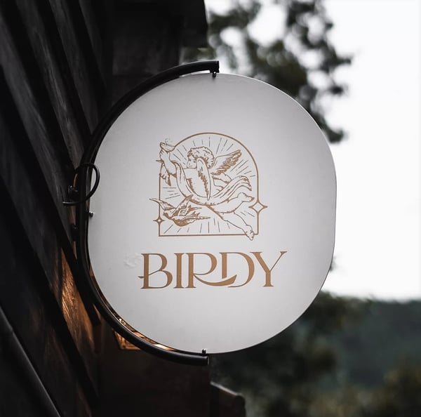 Birdy Cocktail Bar - Cat Chapman Illustration