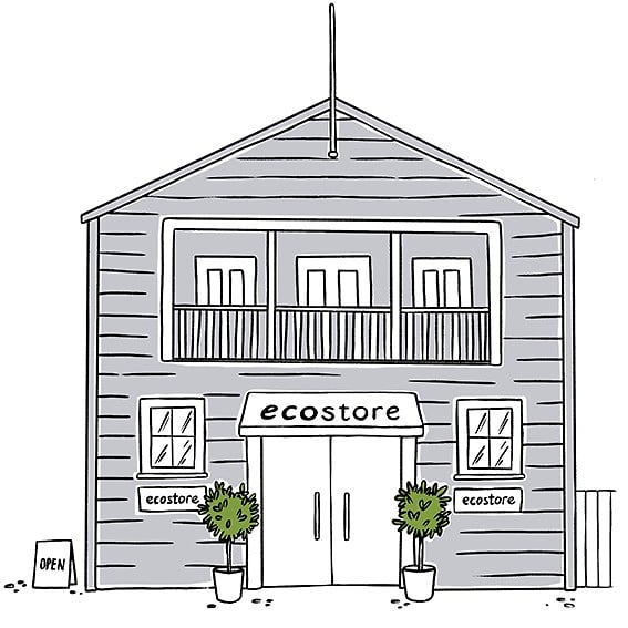 Ecostore Little Bits Of Good - Cat Chapman Illustration