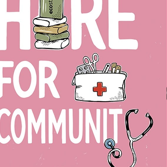 Ecostore Here For You - Cat Chapman Illustration