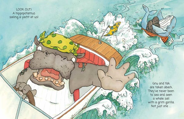 Yak and Gnu - Cat Chapman Illustration