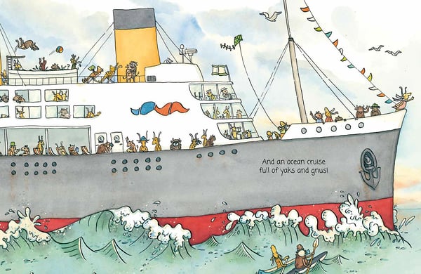 Yak and Gnu - Cat Chapman Illustration