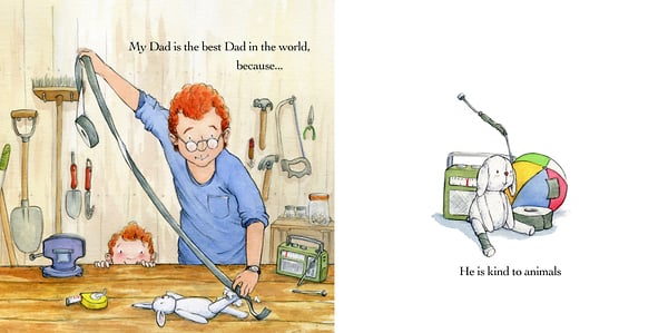 The Best Dad in the World - Cat Chapman Illustration