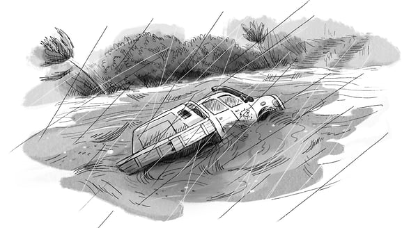 Jake Whyte Pig Hunter - Cat Chapman Illustration