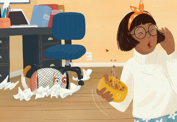 Looking for Cat - Cat Chapman Illustration