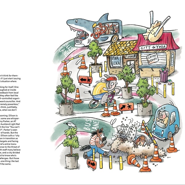 Metro Magazine - Cat Chapman Illustration
