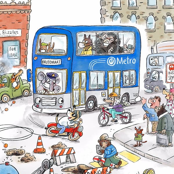 Metro Magazine - Cat Chapman Illustration