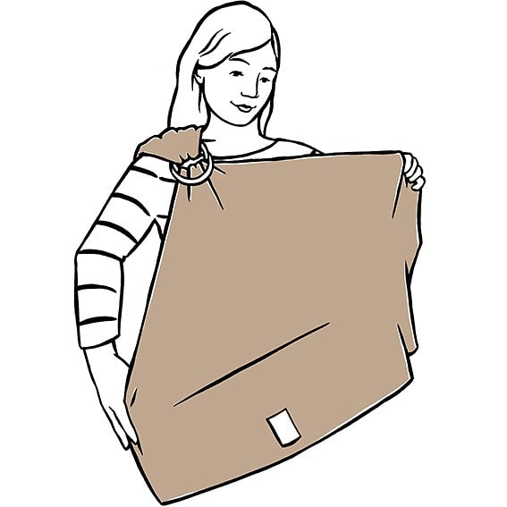 Nature Baby Sling Guide - Cat Chapman Illustration
