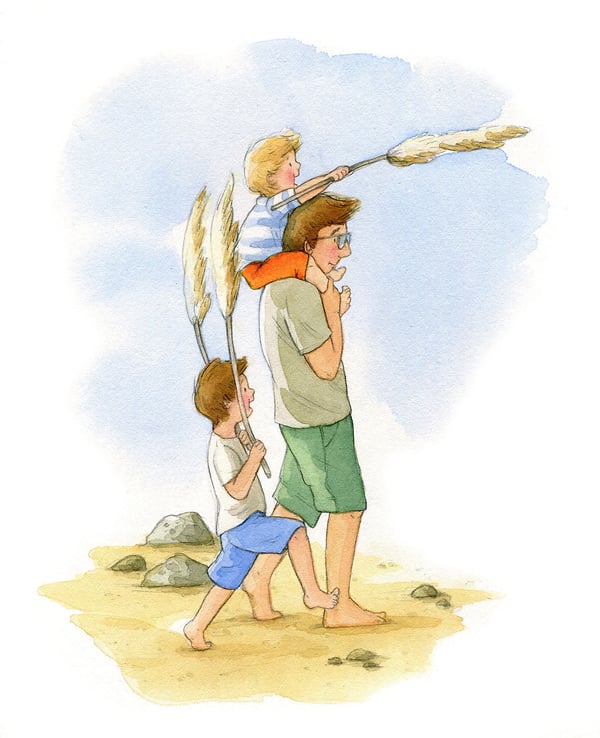The Best Dad in the World - Cat Chapman Illustration