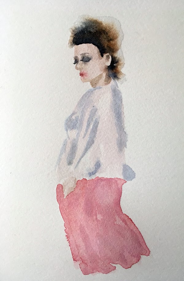 Miss Crabb - Cat Chapman Illustration